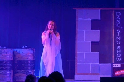 Image de l'artiste Anaïs en spectacle. Photo de Sacha Rives pour Dancsingshow.